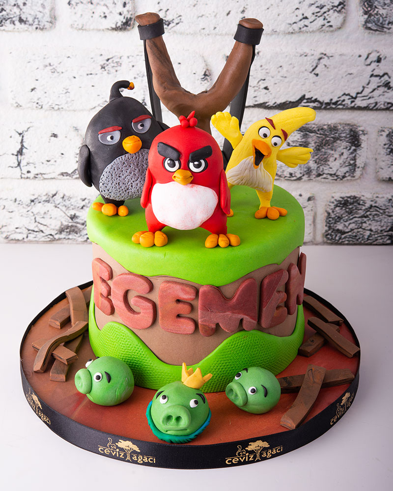 Angry Birds Doğum Günü Pastası