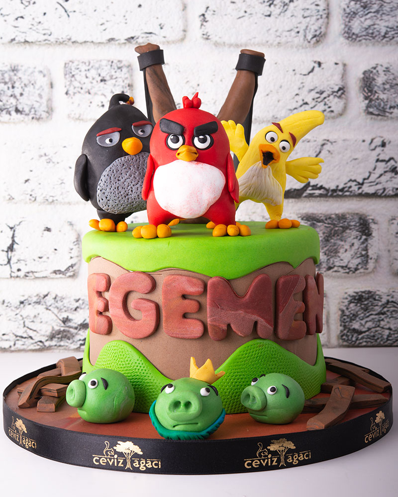 Angry Birds Doğum Günü Pastası  1