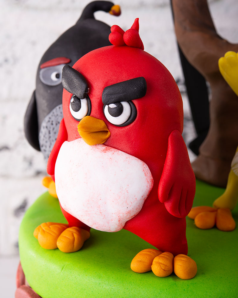 Angry Birds Doğum Günü Pastası  2