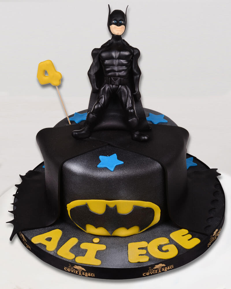 Batman Kara Şovalye Doğum Günü Pastası  0