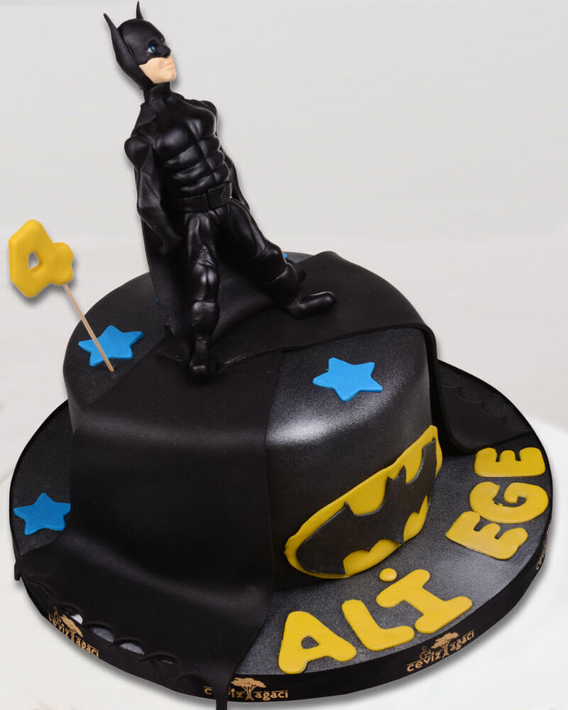 Batman Kara Şovalye Doğum Günü Pastası  1