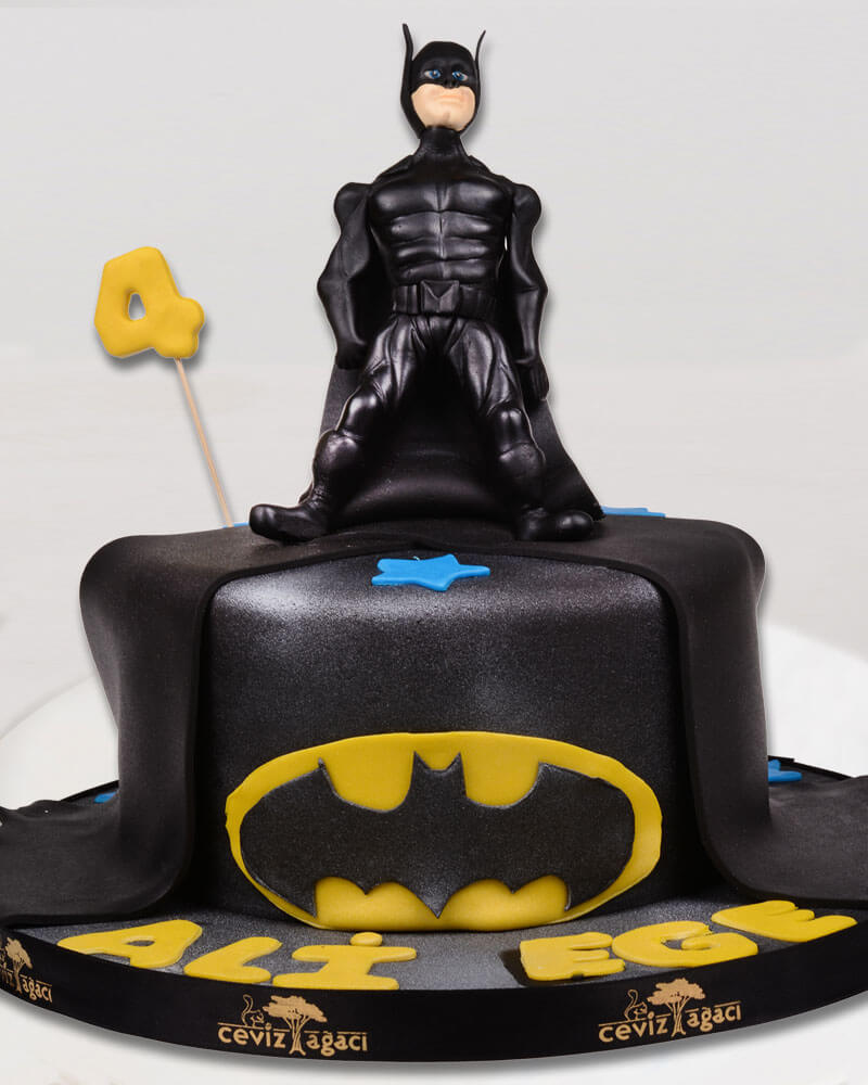 Batman Kara Şovalye Doğum Günü Pastası  2