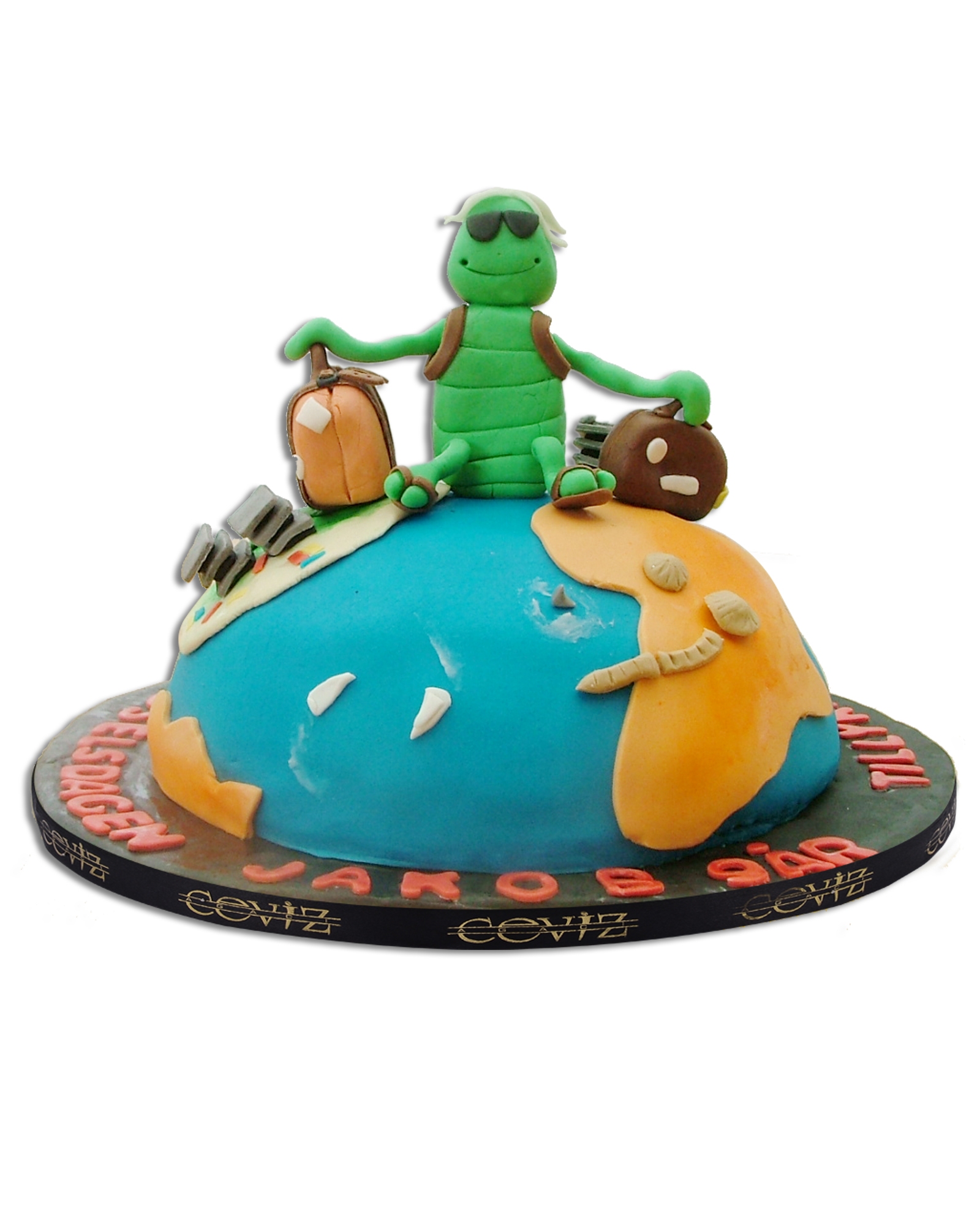 Gezgin Kaplumbağa Doğum Günü Pastası 