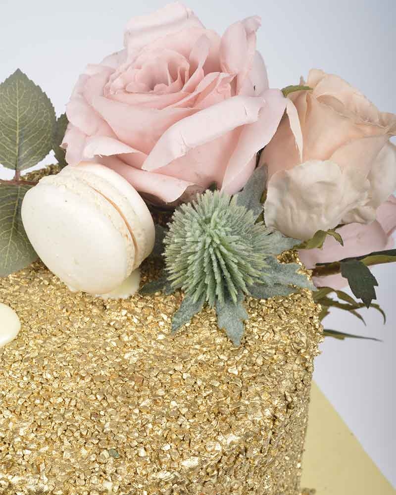 Gold Milano Doğum Günü Pastası  3