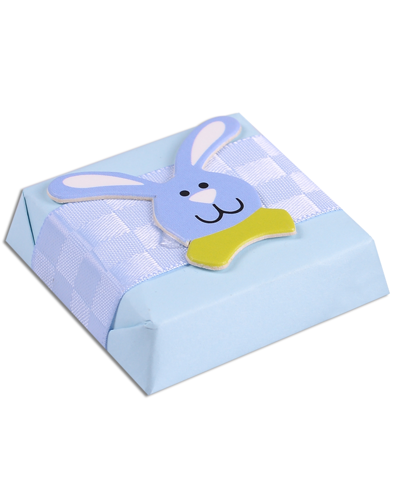 Kağıt Tavşan Erkek Bebek Çikolatası