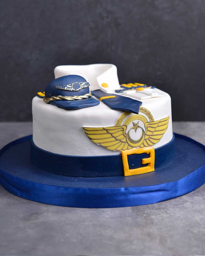 Kaptan Pilot Doğum Günü Pastası  1
