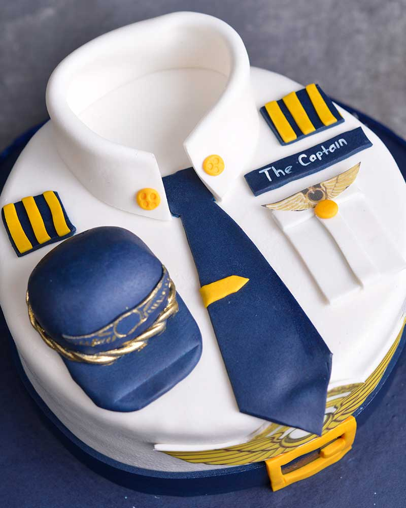 Kaptan Pilot Doğum Günü Pastası  2