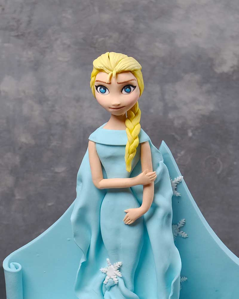Kar Prensesi Elsa Doğum Günü Pastası  1