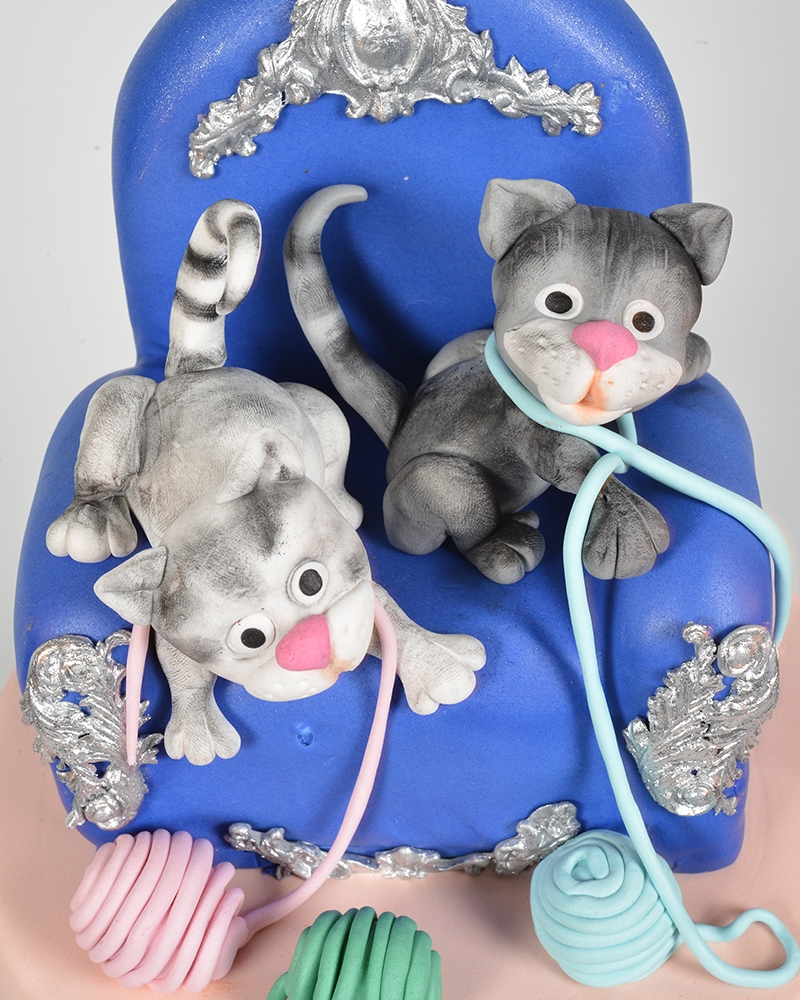 Kedi Doğum Günü Pastası  1