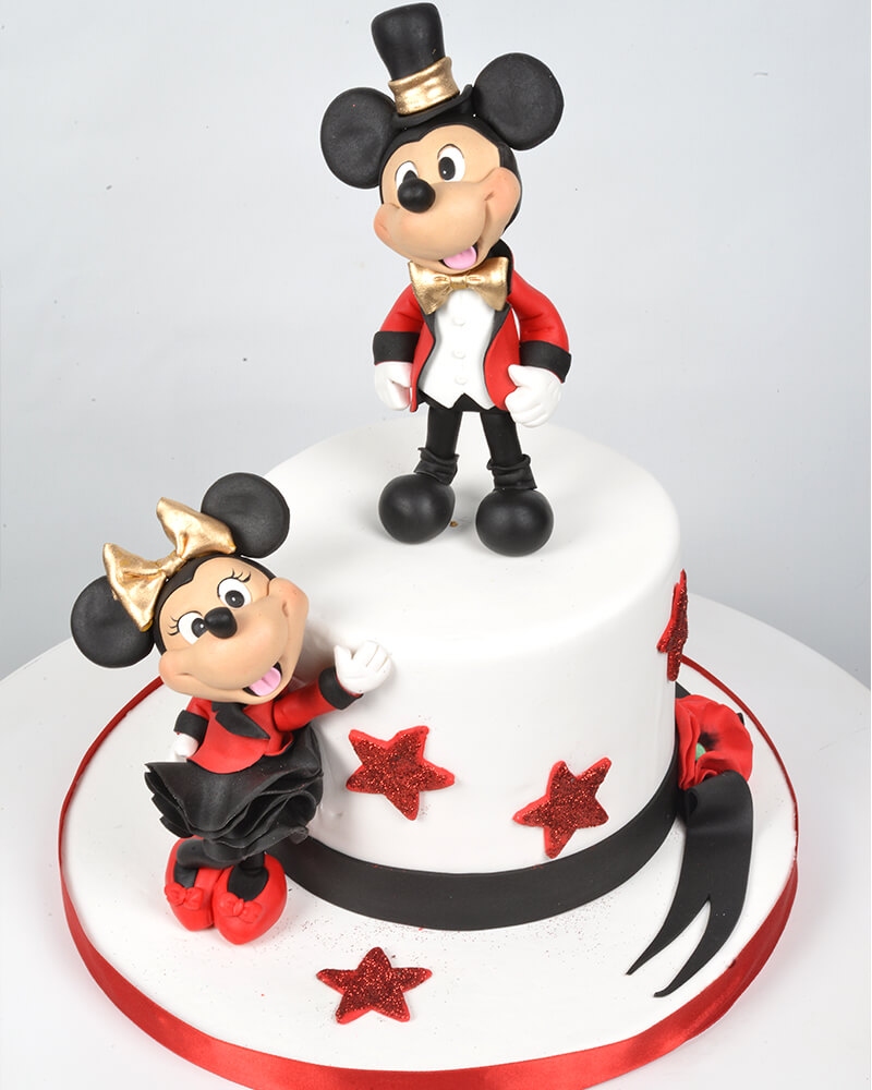 Mickey ve Minnie Doğum Günü Pastası