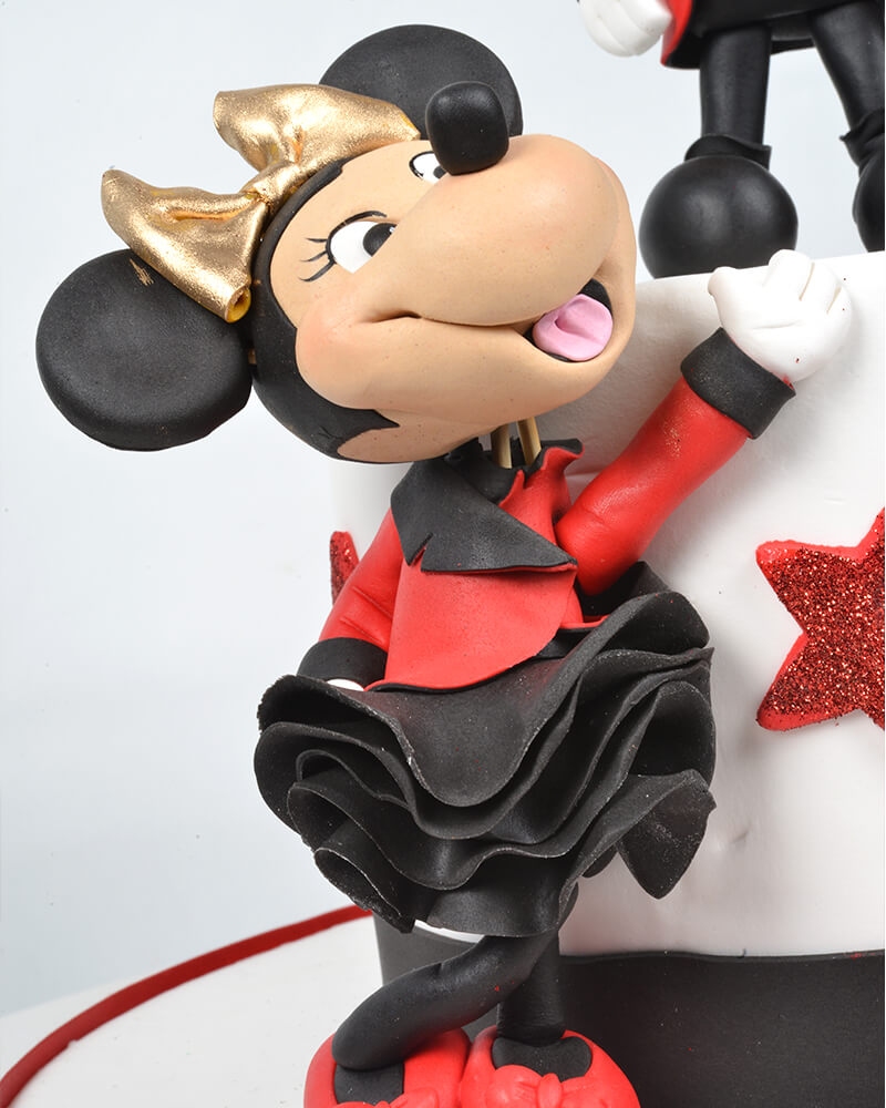 Mickey ve Minnie Doğum Günü Pastası  2