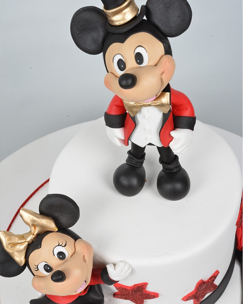 Mickey ve Minnie Doğum Günü Pastası  3