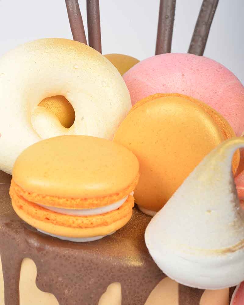 Milano Marshmallow Doğum Günü Pastası  2