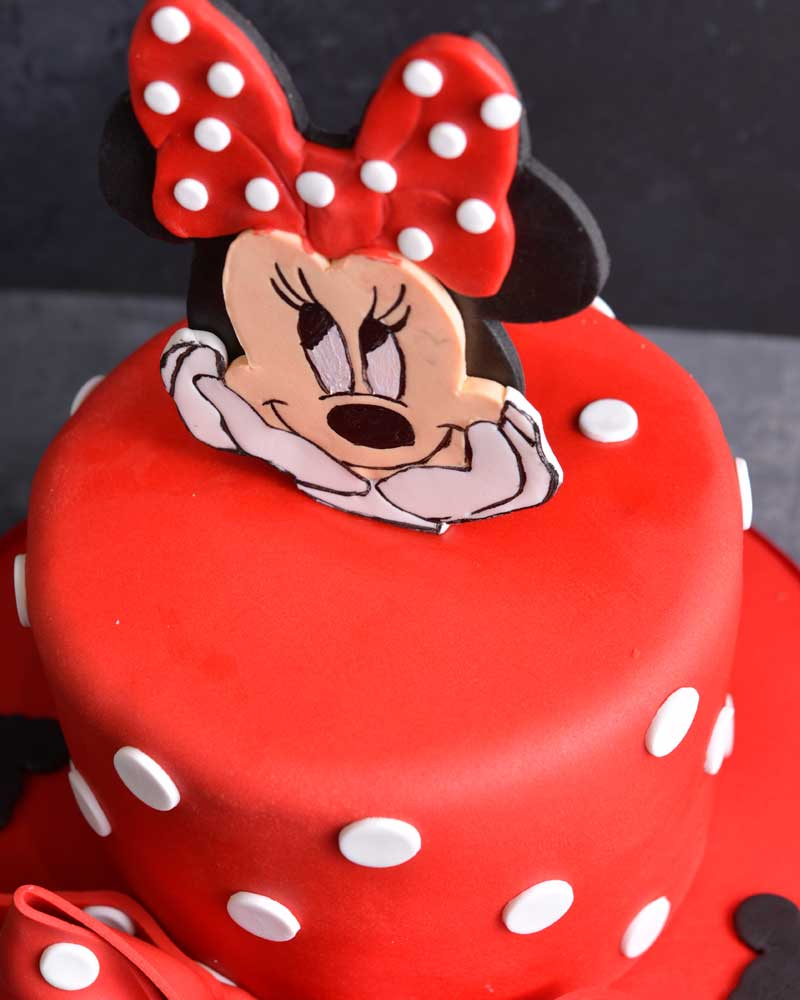 Minnie Mouse 2 Doğum Günü Pastası  2