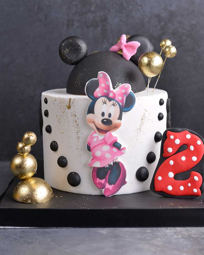 Minnie Mouse 3 Doğum Günü Pastası  1