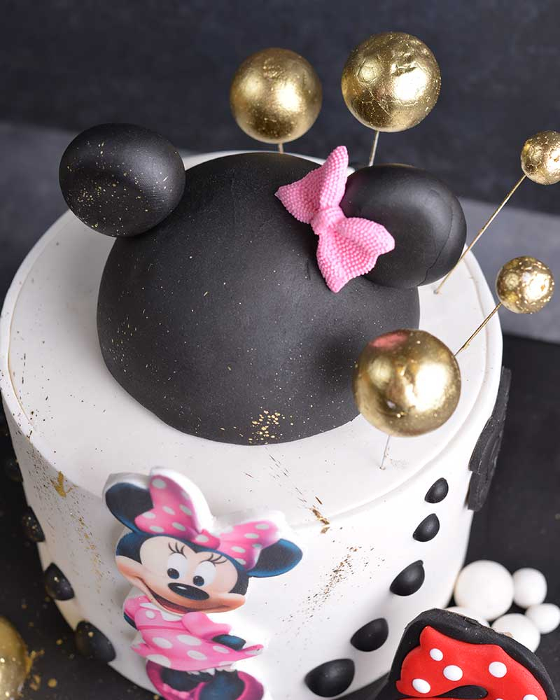 Minnie Mouse 3 Doğum Günü Pastası  2