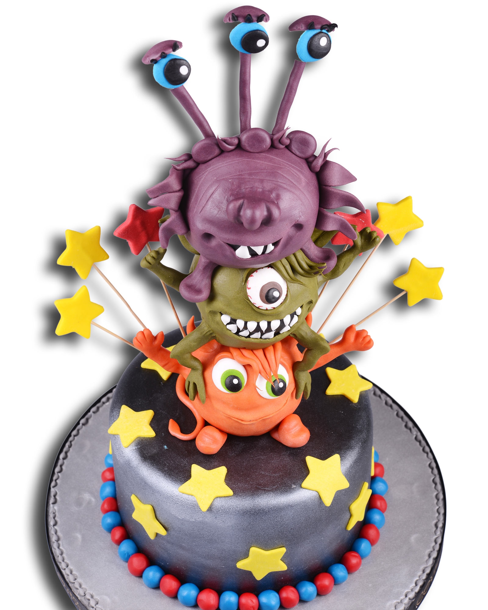 Monsters Doğum Günü Pastası  2