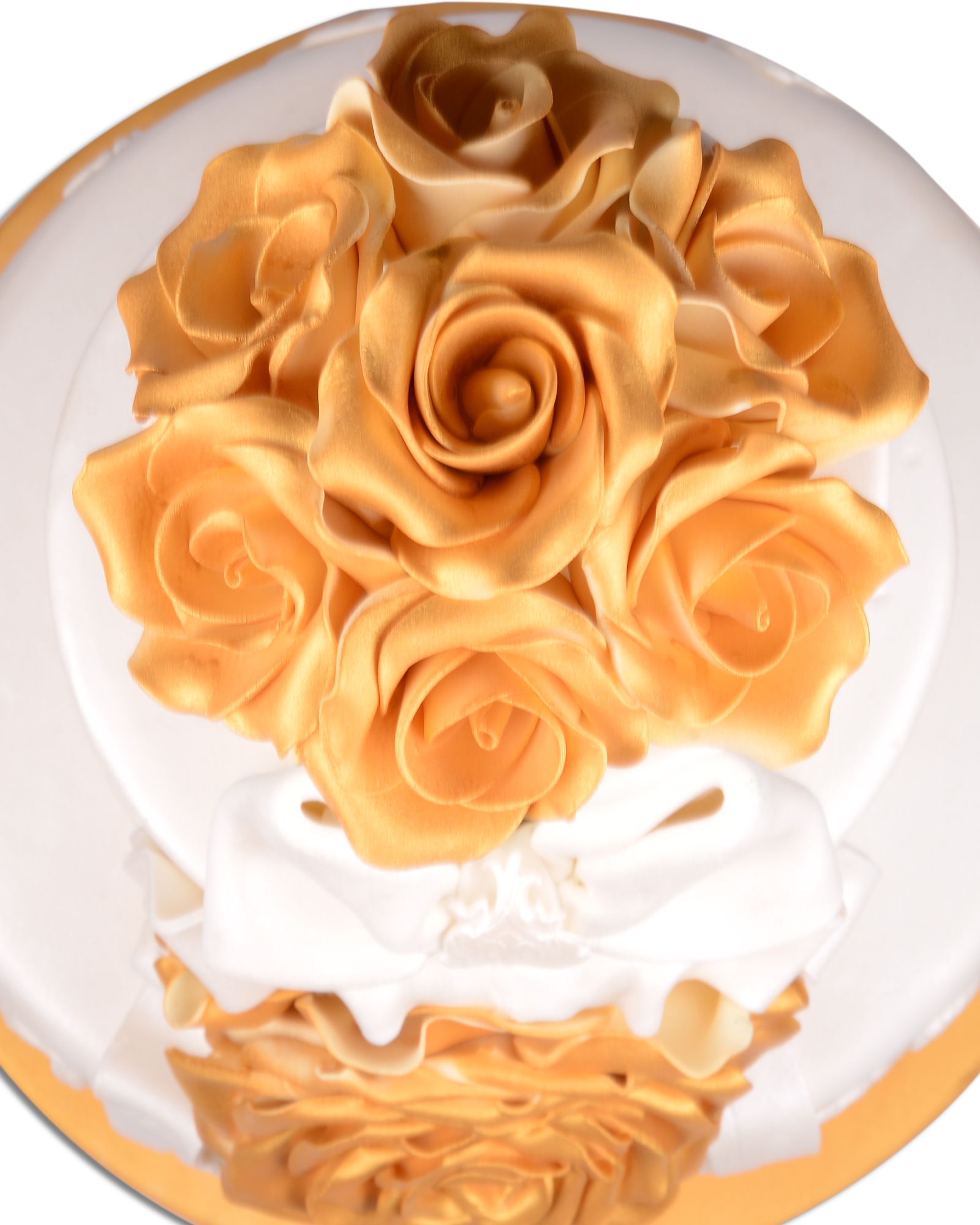 Motif Süslemeli Düğün Pastası  3
