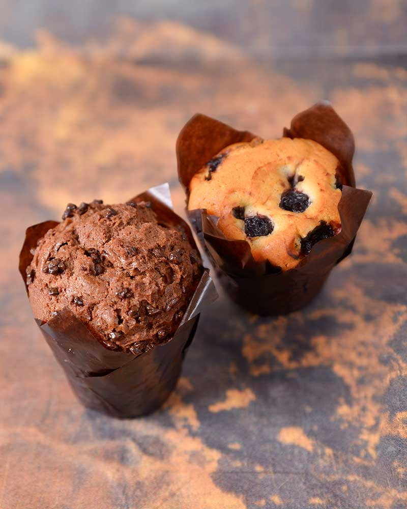 Muffin Kek ( çikolatalı - vişneli )