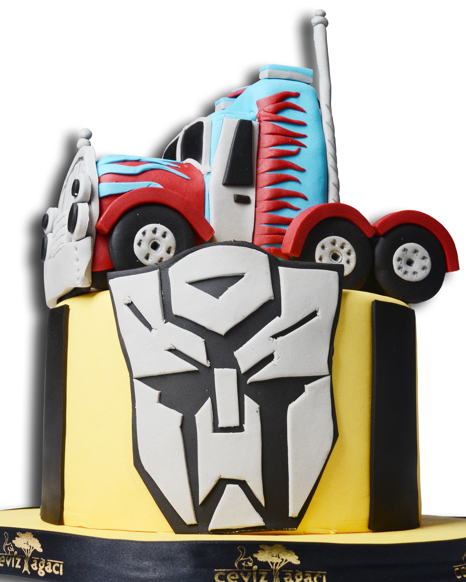 Optimus Prime Doğum Günü Pastası