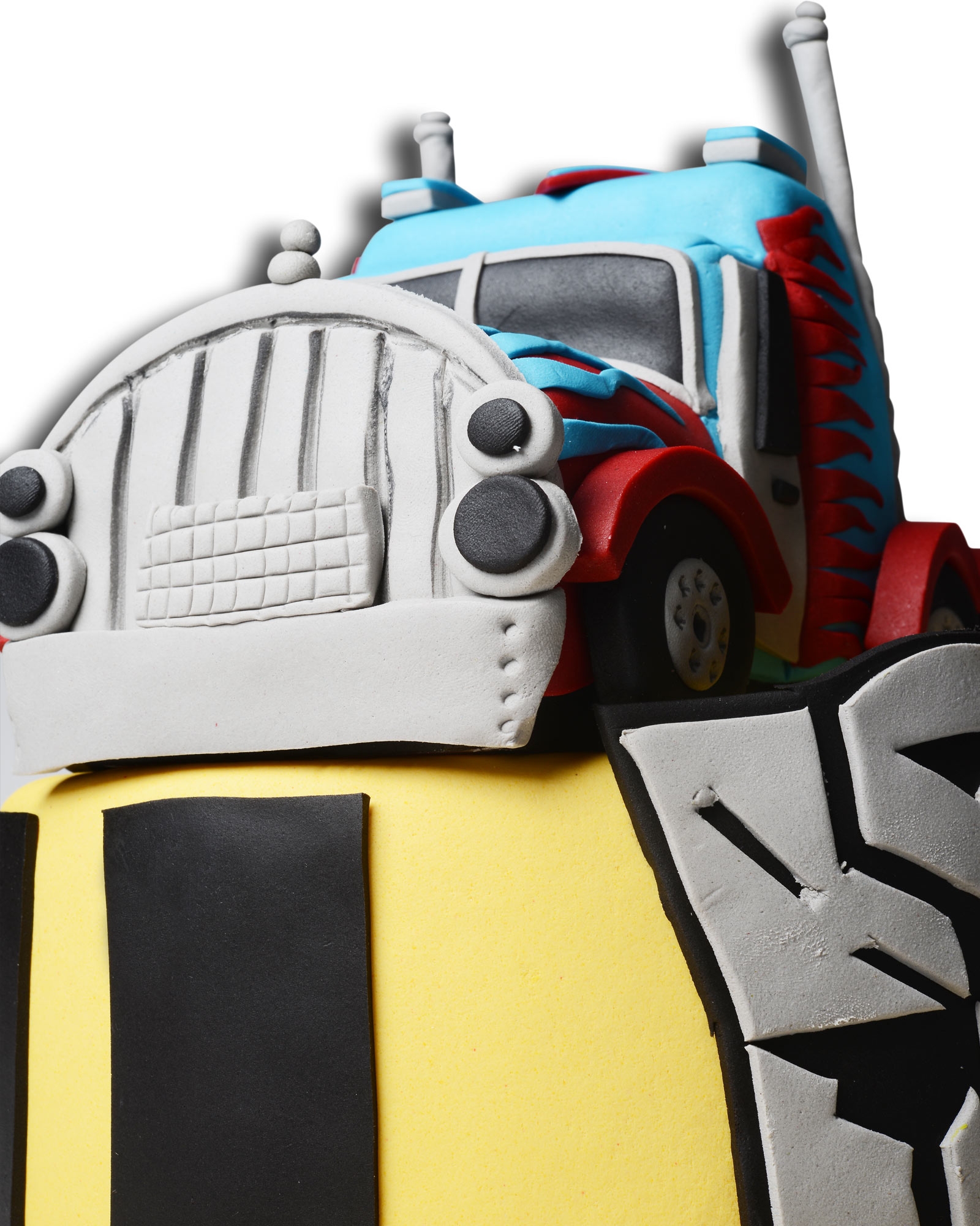 Optimus Prime Doğum Günü Pastası  1