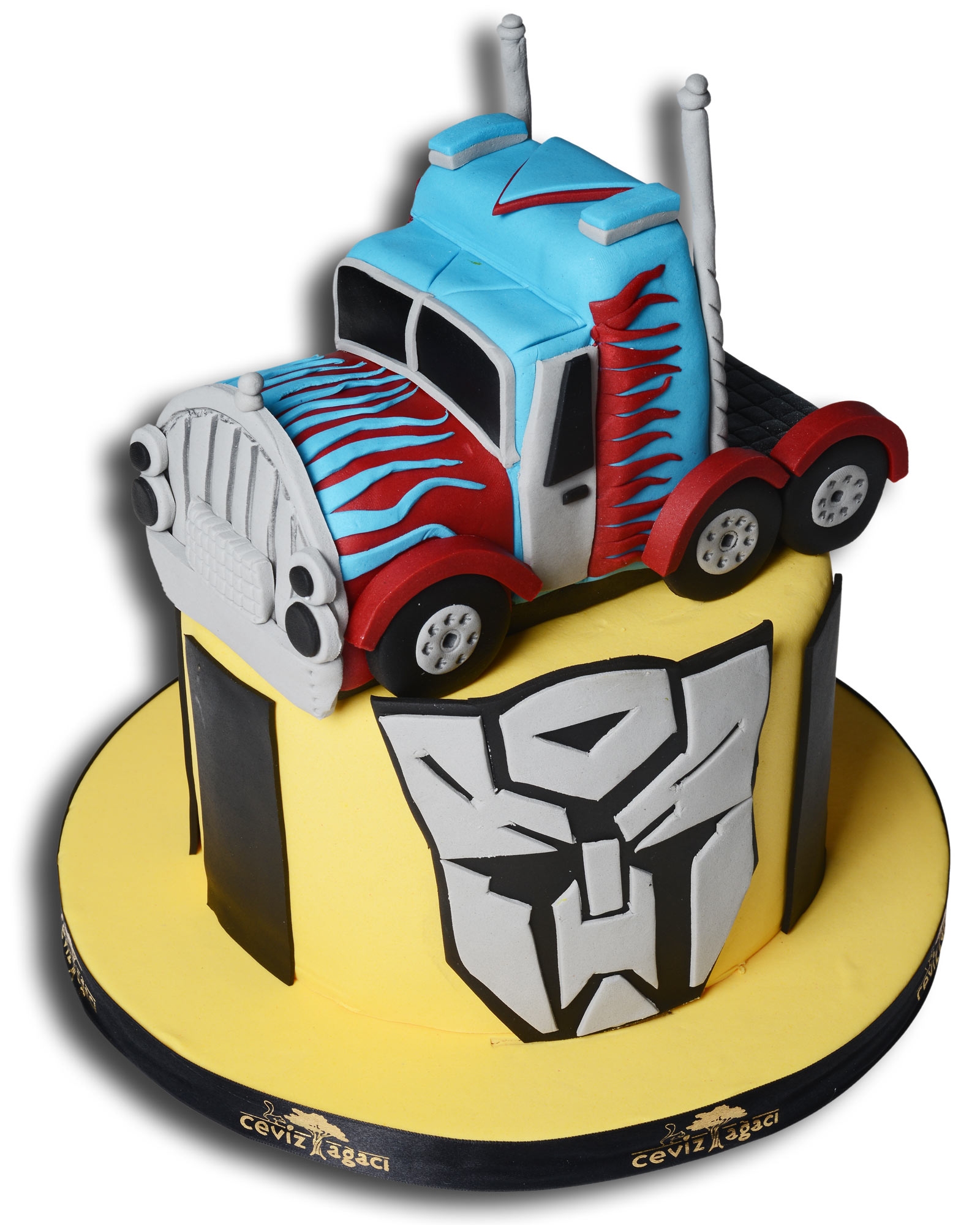 Optimus Prime Doğum Günü Pastası  2