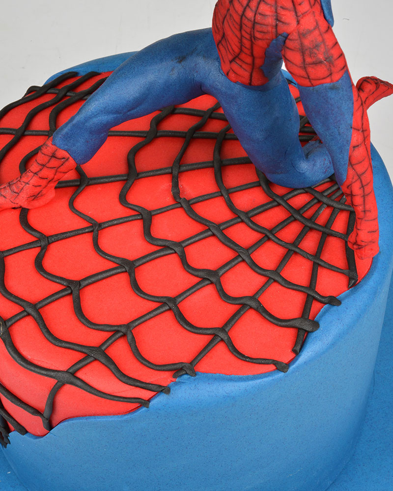 Örümcek Adam Doğum Günü Pastası  3