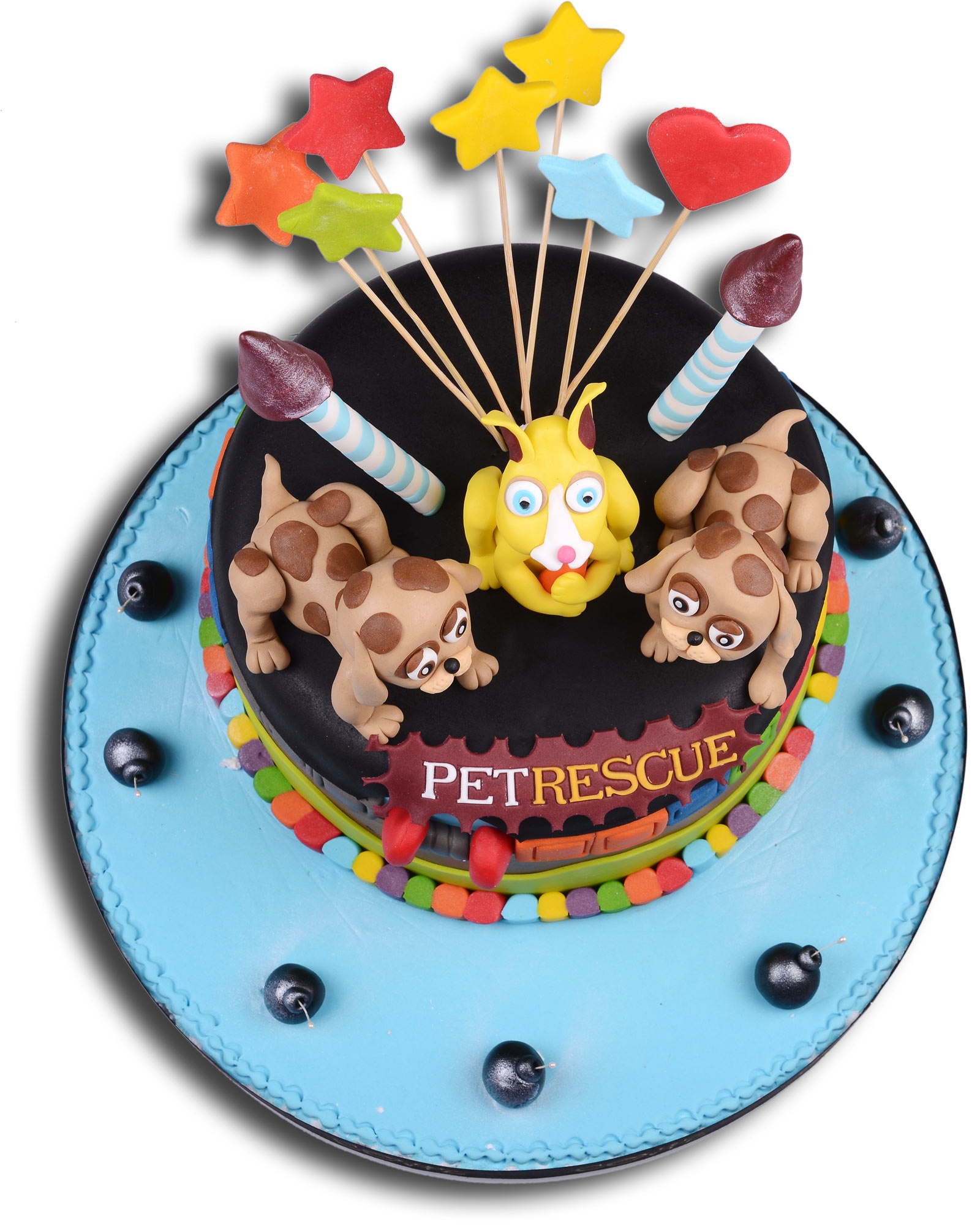 Pet-Rescue Stars Doğum Günü Pastası  2