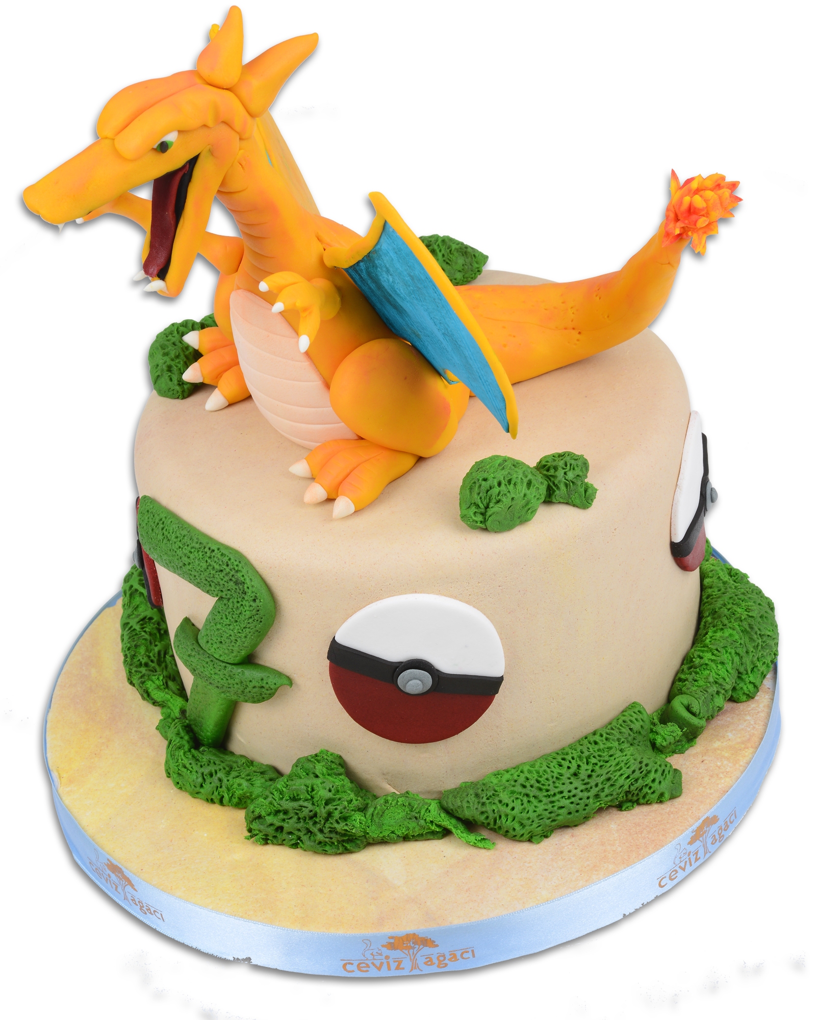 Pokemon Go Charizard Doğum Günü Pastası  2