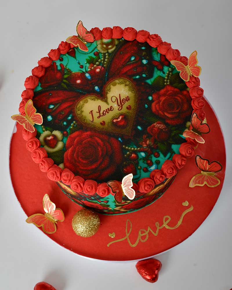 Sevgililer Günü Pastası - Forever  2