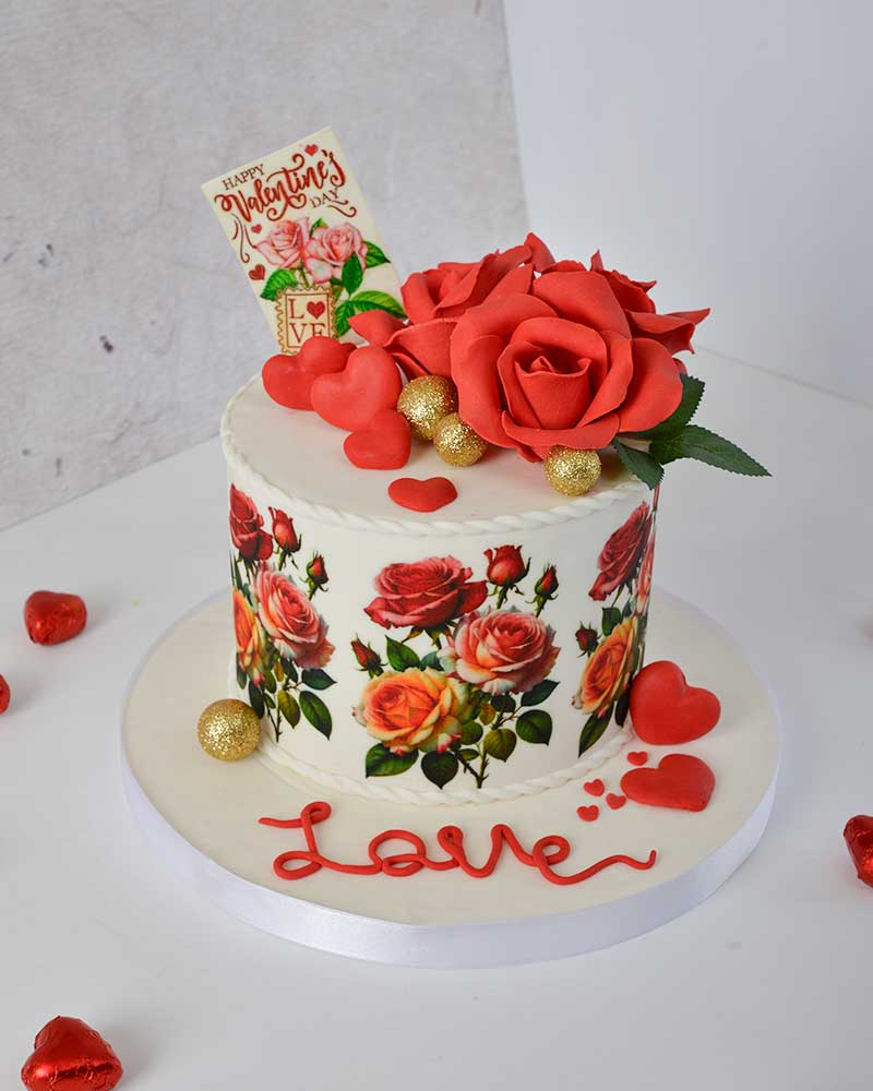 Sevgililer Günü Pastası - Rose