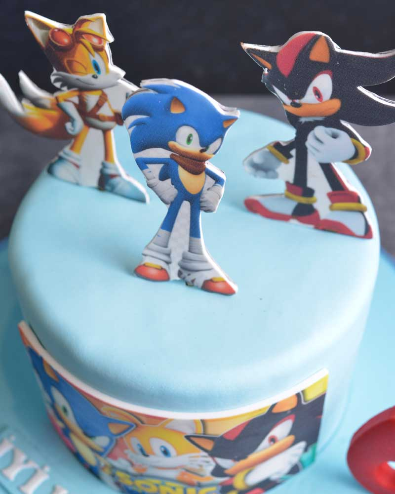 Sonic Doğum Günü Pastası  2