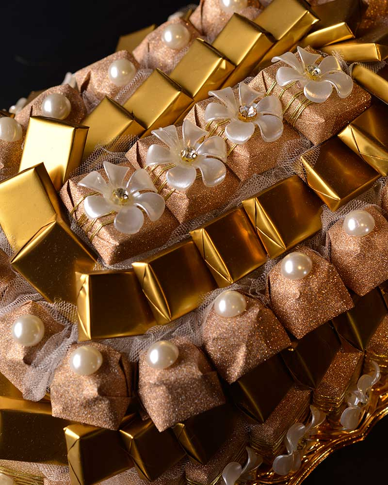 Söz Nişan Çikolatası Gold  1