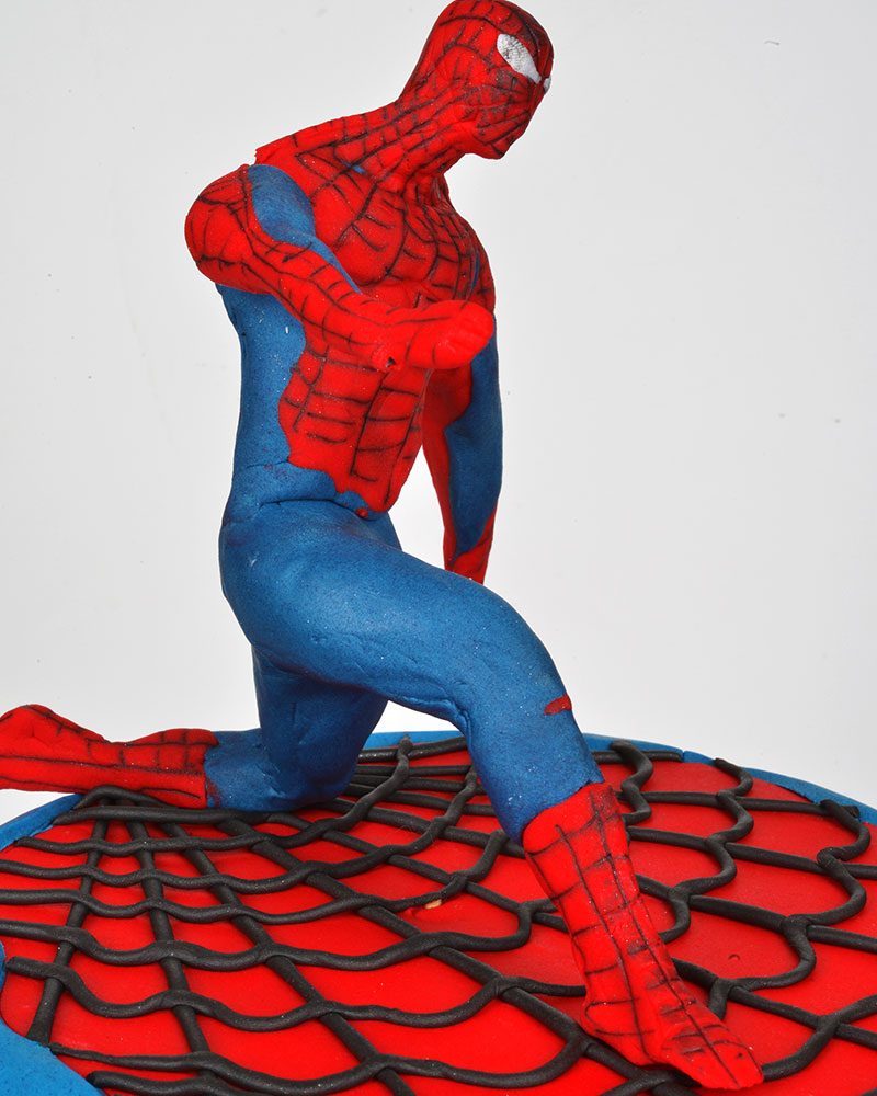 Spiderman Ağ Doğum Günü Pastası  1