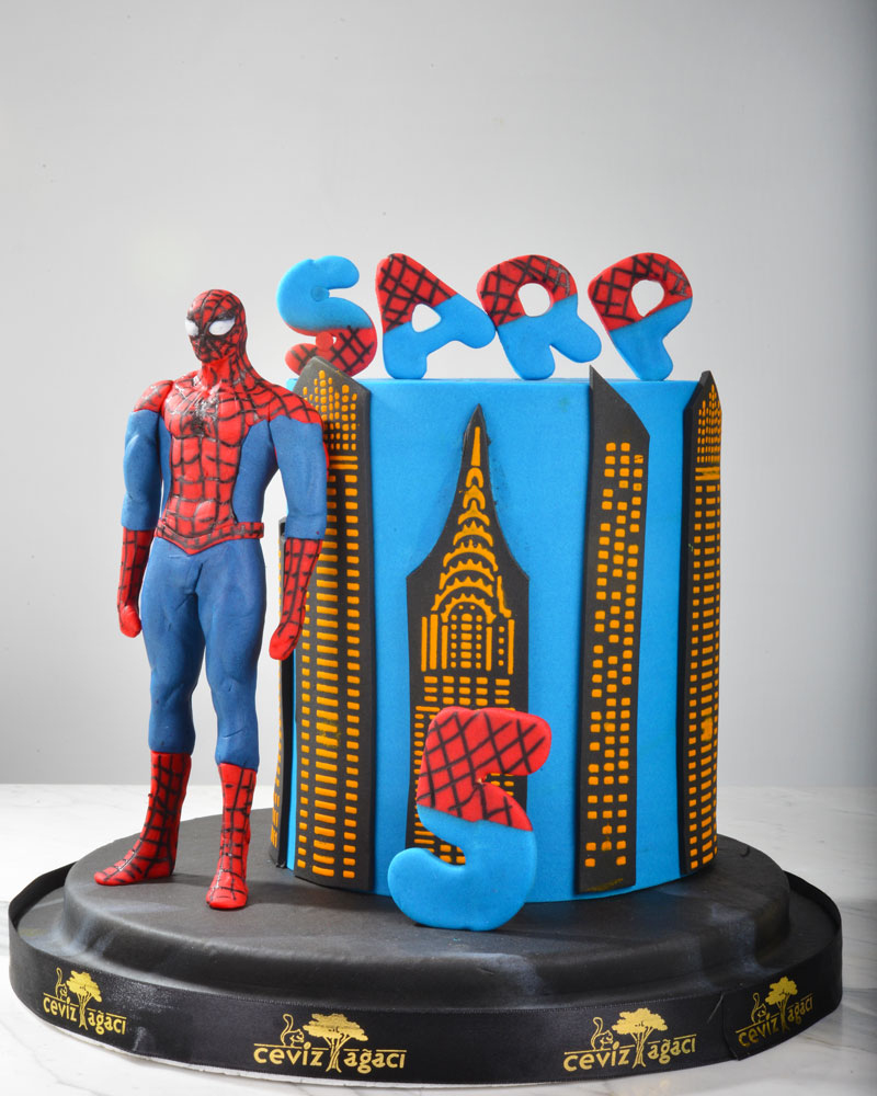 Spiderman Doğumgünü Pastası  1
