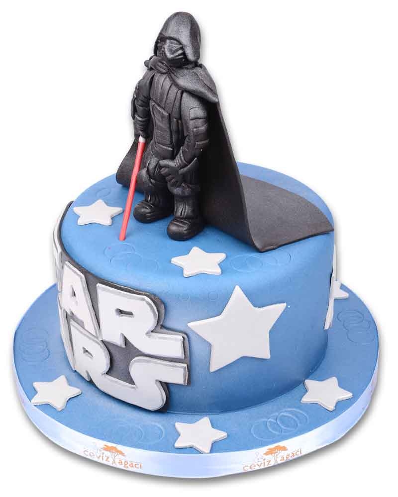 Star Wars Darth Vader Doğum Günü Pastası  1