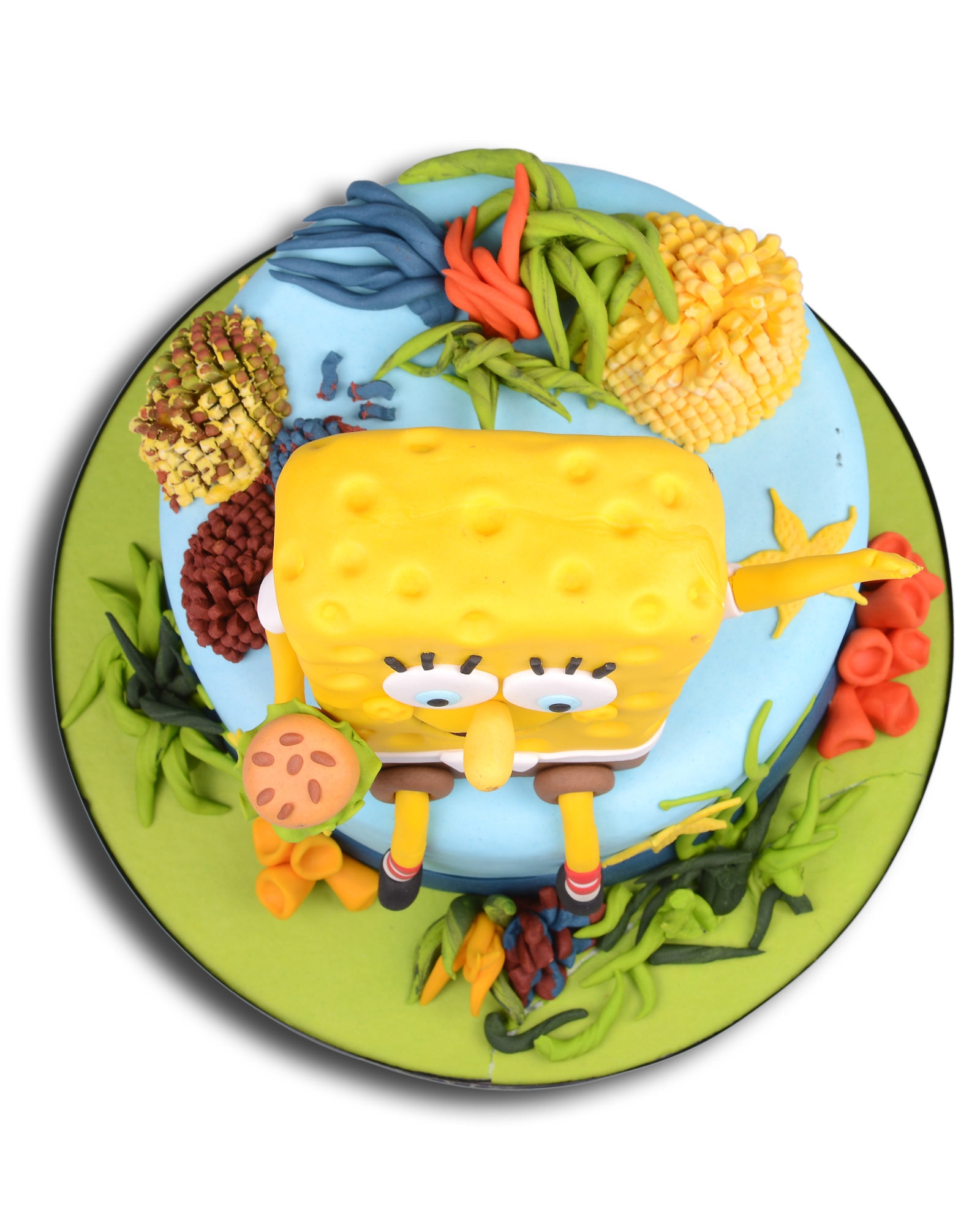 Sünger Bob Deniz Doğum Günü Pastası  2
