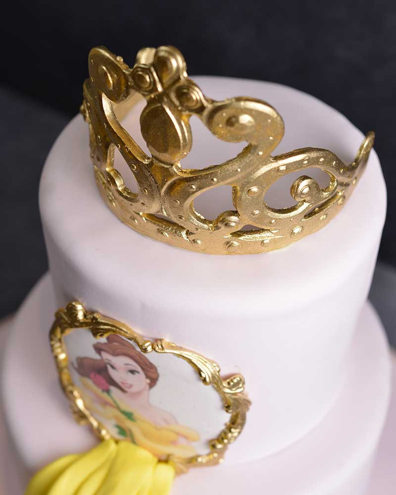 Taçlı Prenses Doğum Günü Pastası  2