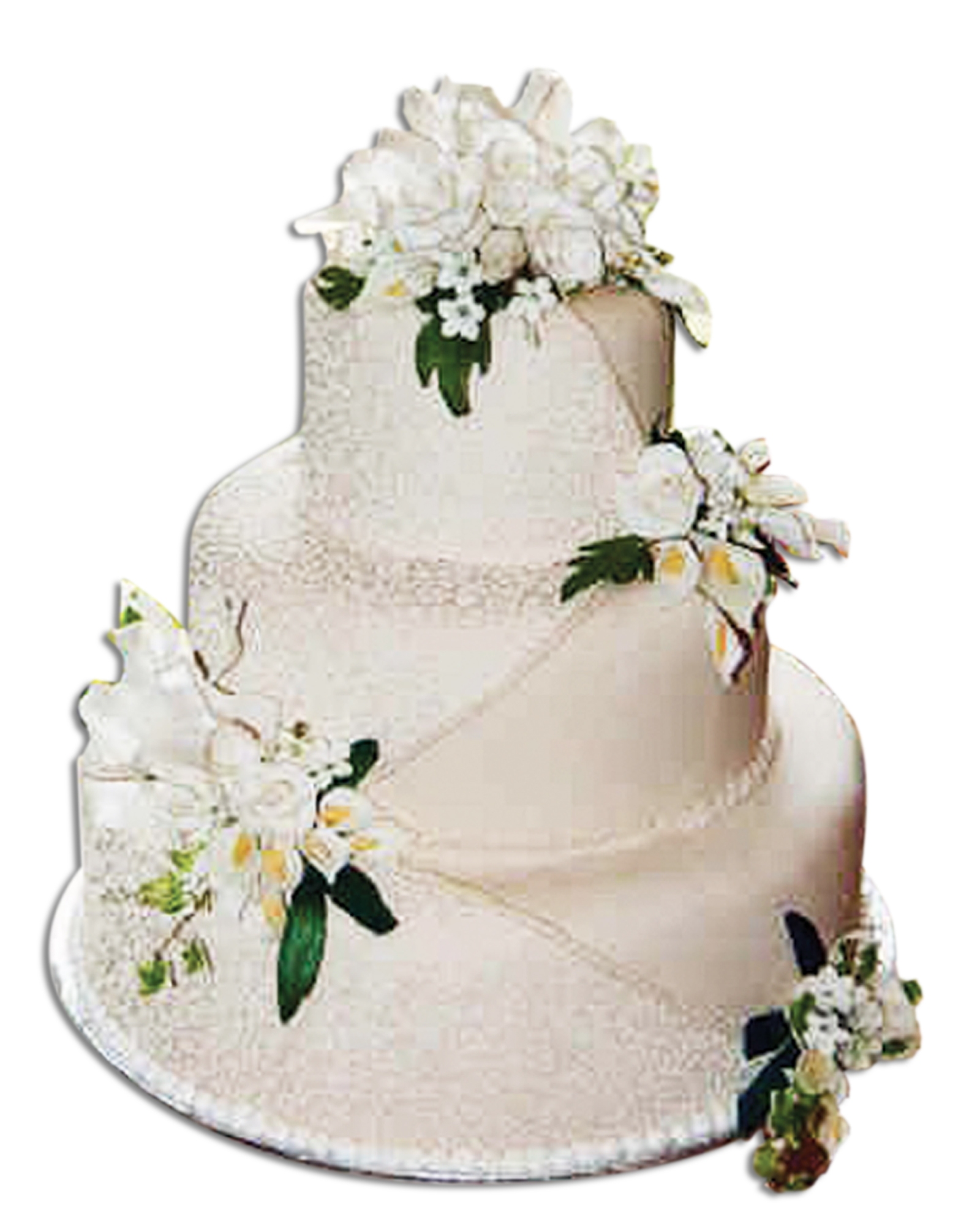 Üç Katlı Özel Düğün Pastası