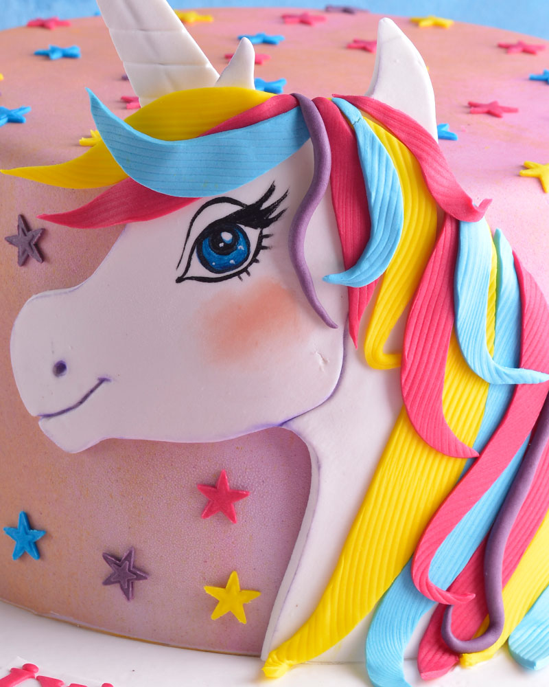 Unicorn Doğum Günü Pastası  3
