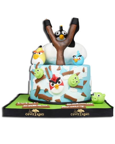Angry Birds Doğüm Günü Pastası