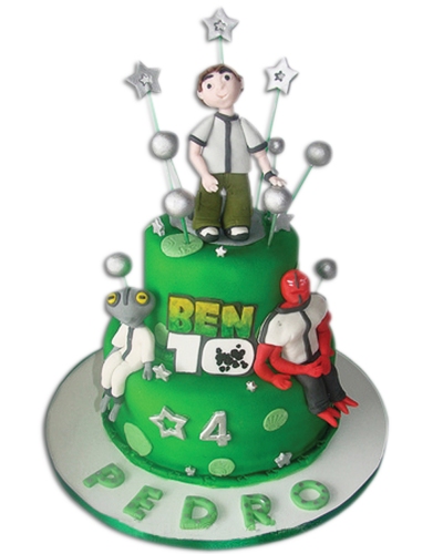Ben 10 Arkadaşları Doğum Günü Pastası