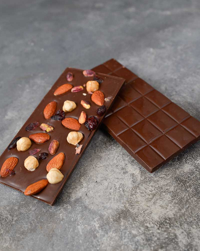 Bitter Kuruyemişli Tablet Çikolata 120gr