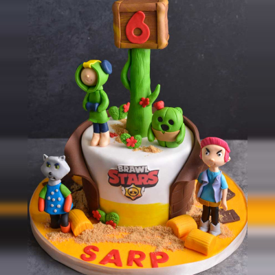 Brawl Stars 2 Doğum Günü Pastası