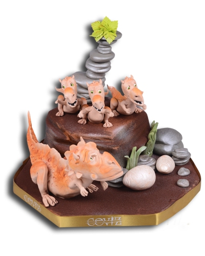 Dinazor Orman Doğum Günü Pastası