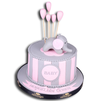 Fil Winner Baby Shower Pastası