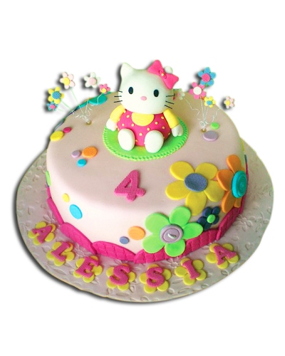 Hello Kitty Doğum Günü Pastası