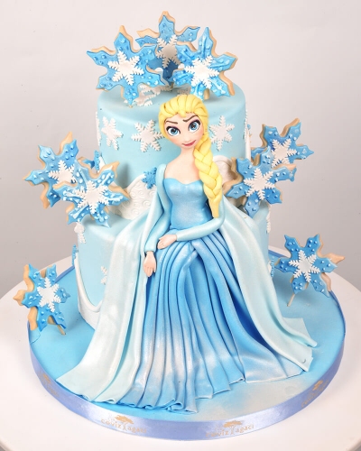 Karlar Ülkesi Elsa 2 Doğum Günü Pastası