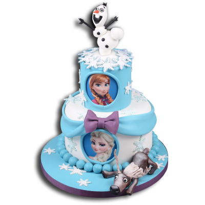 Karlar Ülkesi Frozen Doğum Günü Pastası