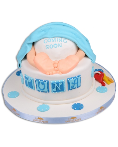 Minik Ayaklar Baby Shower Pastası